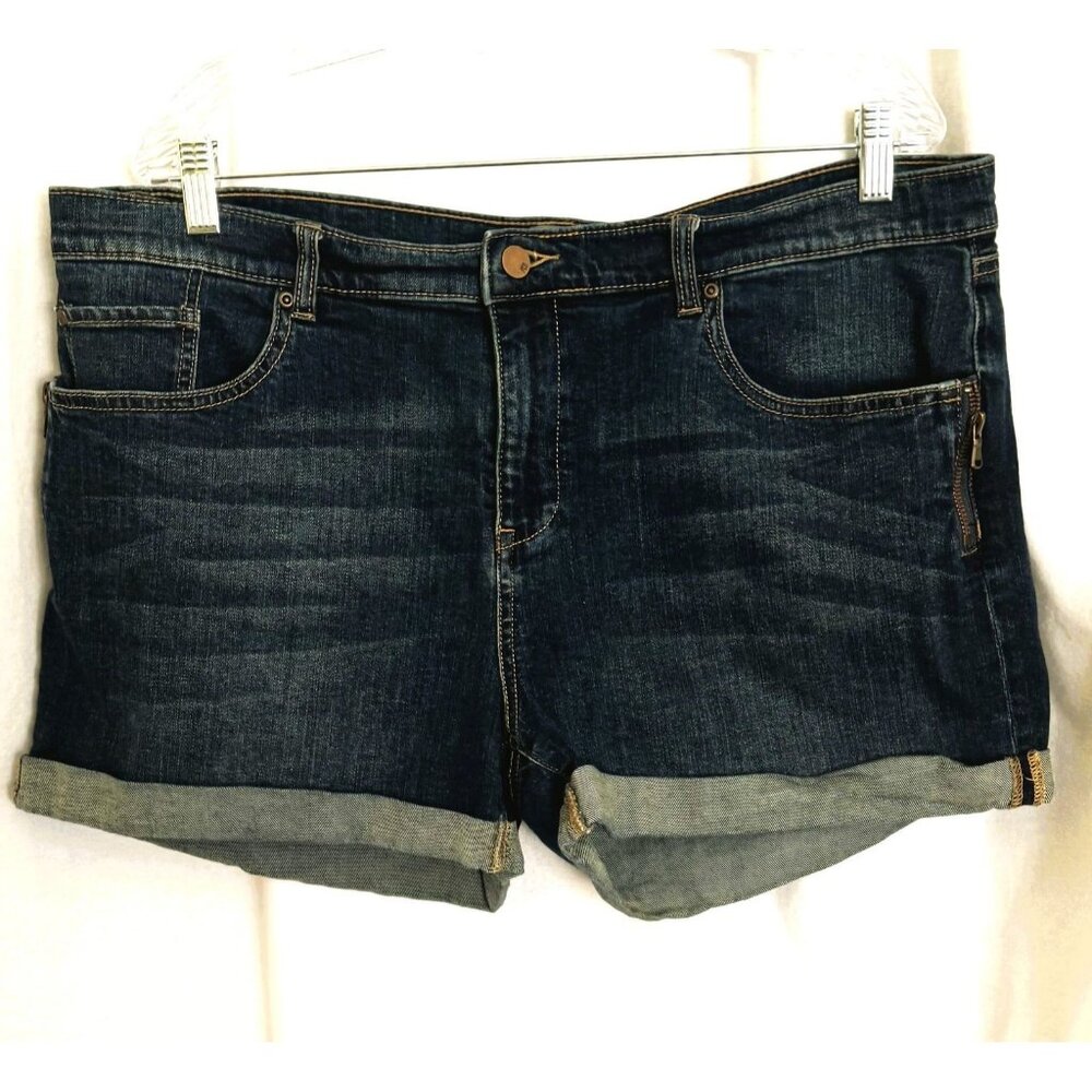 Blue Denim Women's Shorts, New York & Co, SOHO, Size 14.